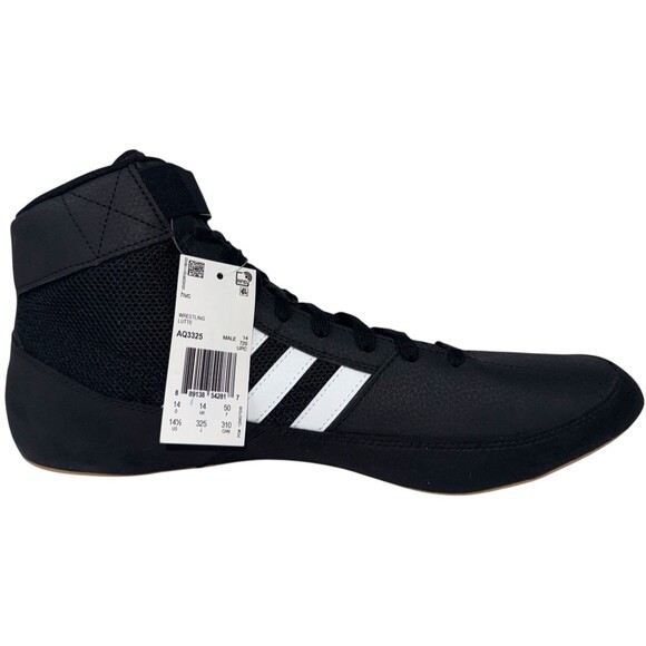 Adidas HVC Mens Size 14.5 Wrestling Shoes Black Lightweight Training AQ3325 New main image 8